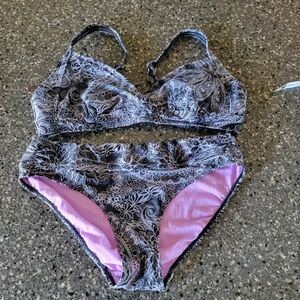 Athleta Playa Bikini Bottom M Top 38 B/C